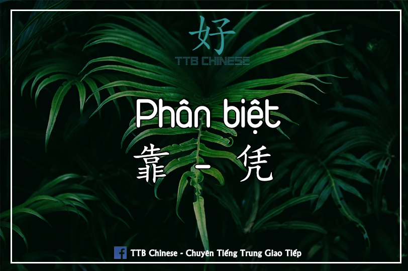 Read more about the article Phân biệt 靠 và 凭