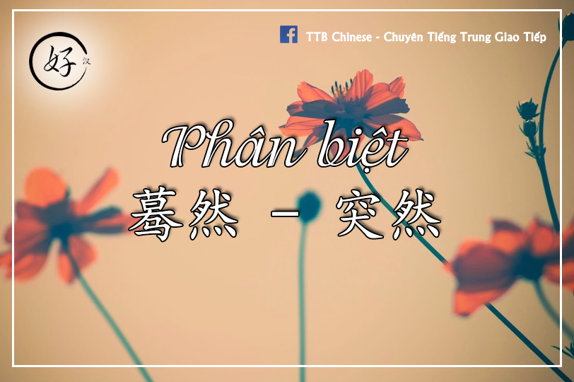 Read more about the article Phân biệt 蓦然  và 突然